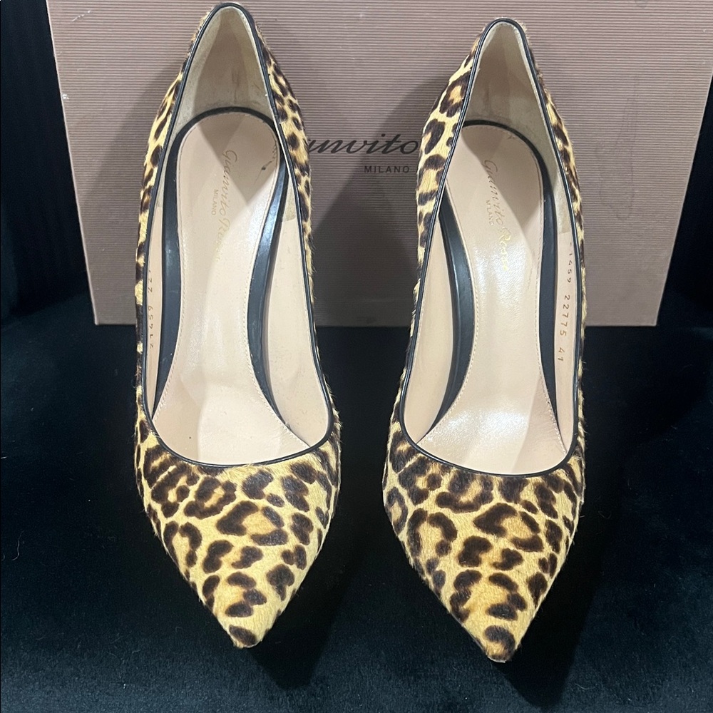 Gianvito Rossi Animal Print Heels